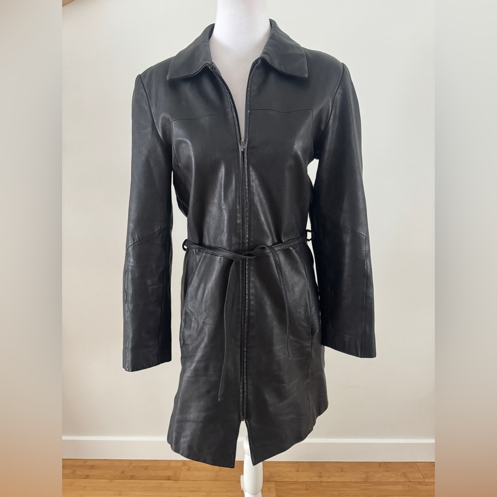 Pelle Studio Black Leather Jacket size small